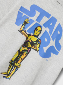 NAME IT T-shirt Star Wars Malec Light Grey Melange